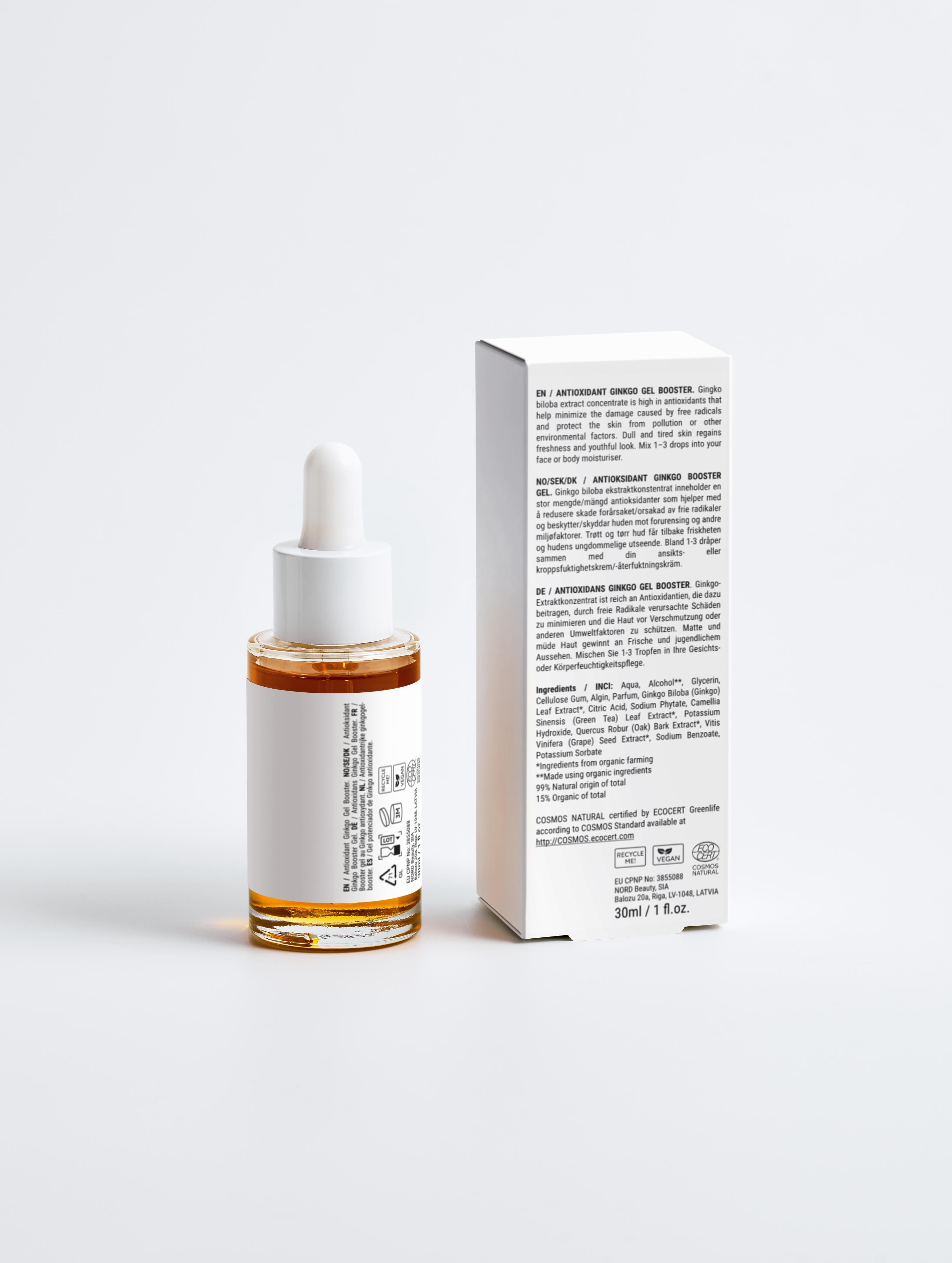 Hey, du siehst gut aus! Afterparty-Booster | Antioxidant Ginkgo Gel Booster, 30 ml