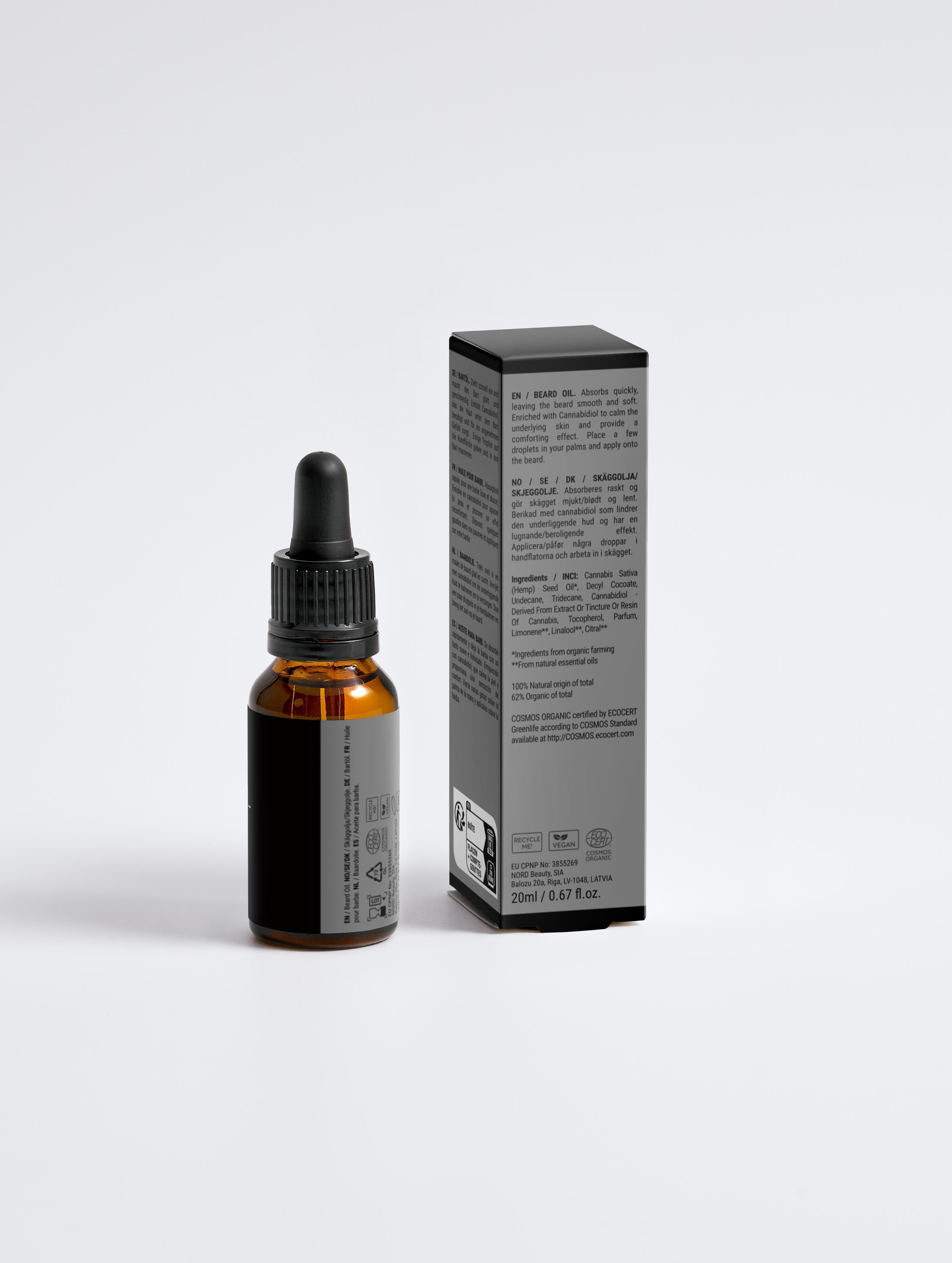 I like, Schenkelbürste | Sanft pflegendes Bartöl, 20 ml