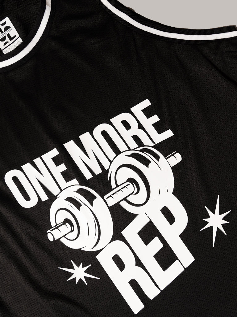 Gottiwear. One More REP. Mesh Tanktop. Black