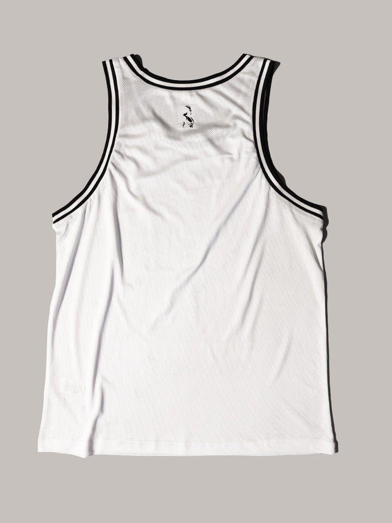Gottiwear. No Pain No Gain. Mesh Tanktop. Withe
