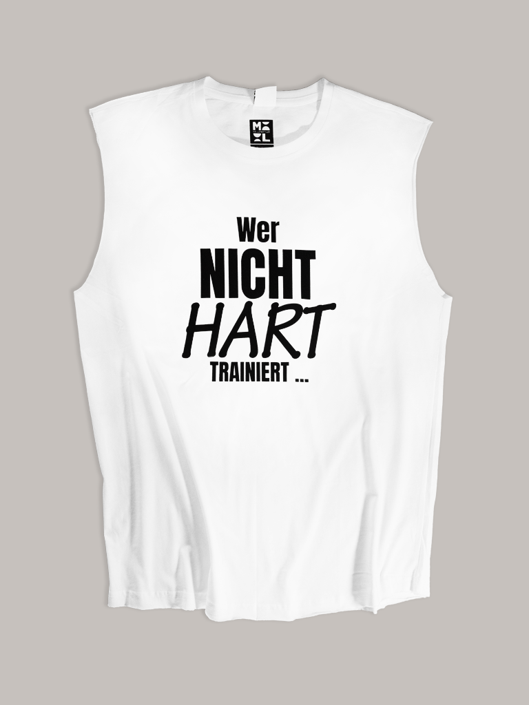 Gottiwear. Wer nicht hart trainiert, ist ein Ar***hloch. Open Edge Tanktop.