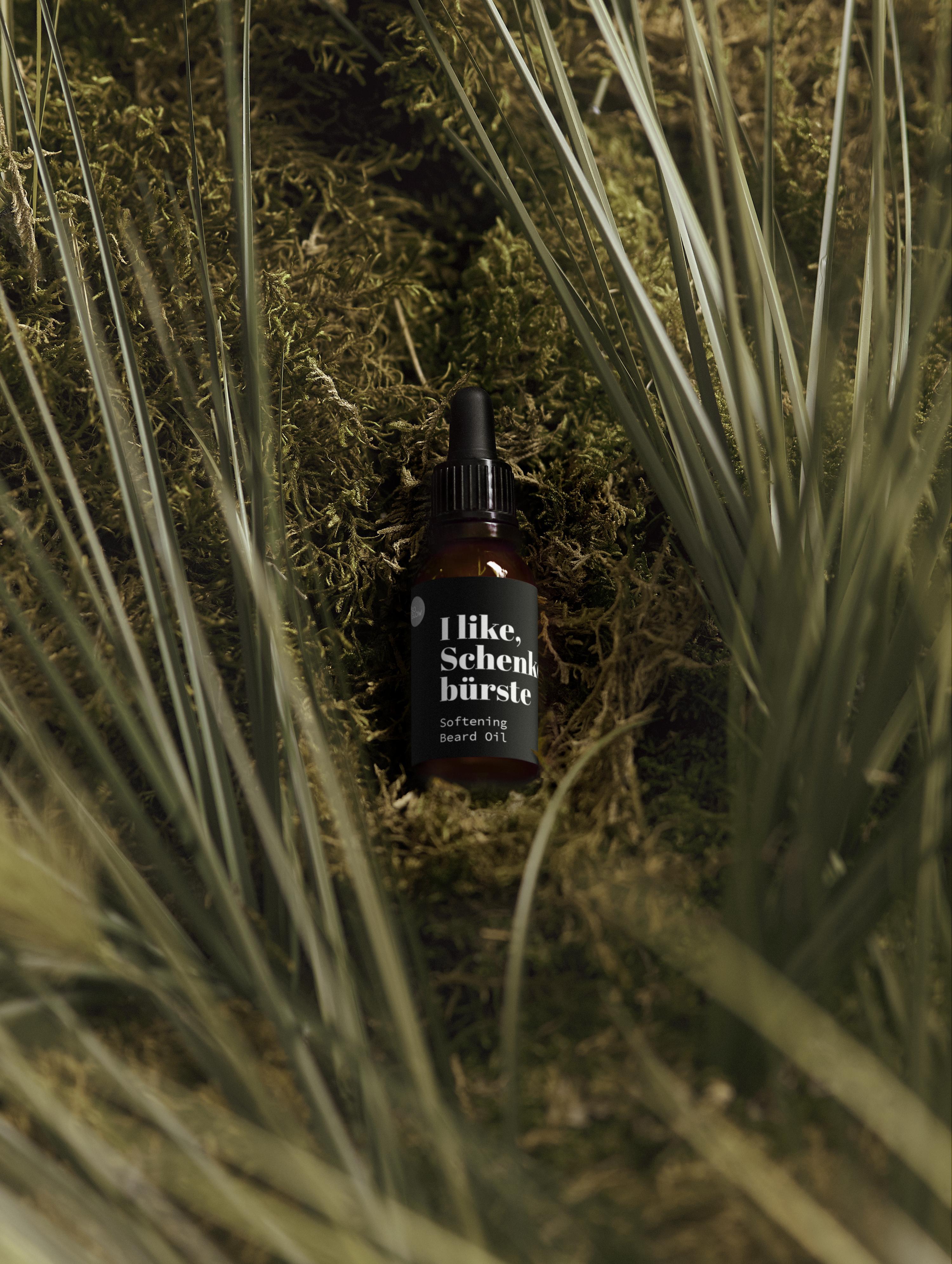 I like, Schenkelbürste | Sanft pflegendes Bartöl, 20 ml