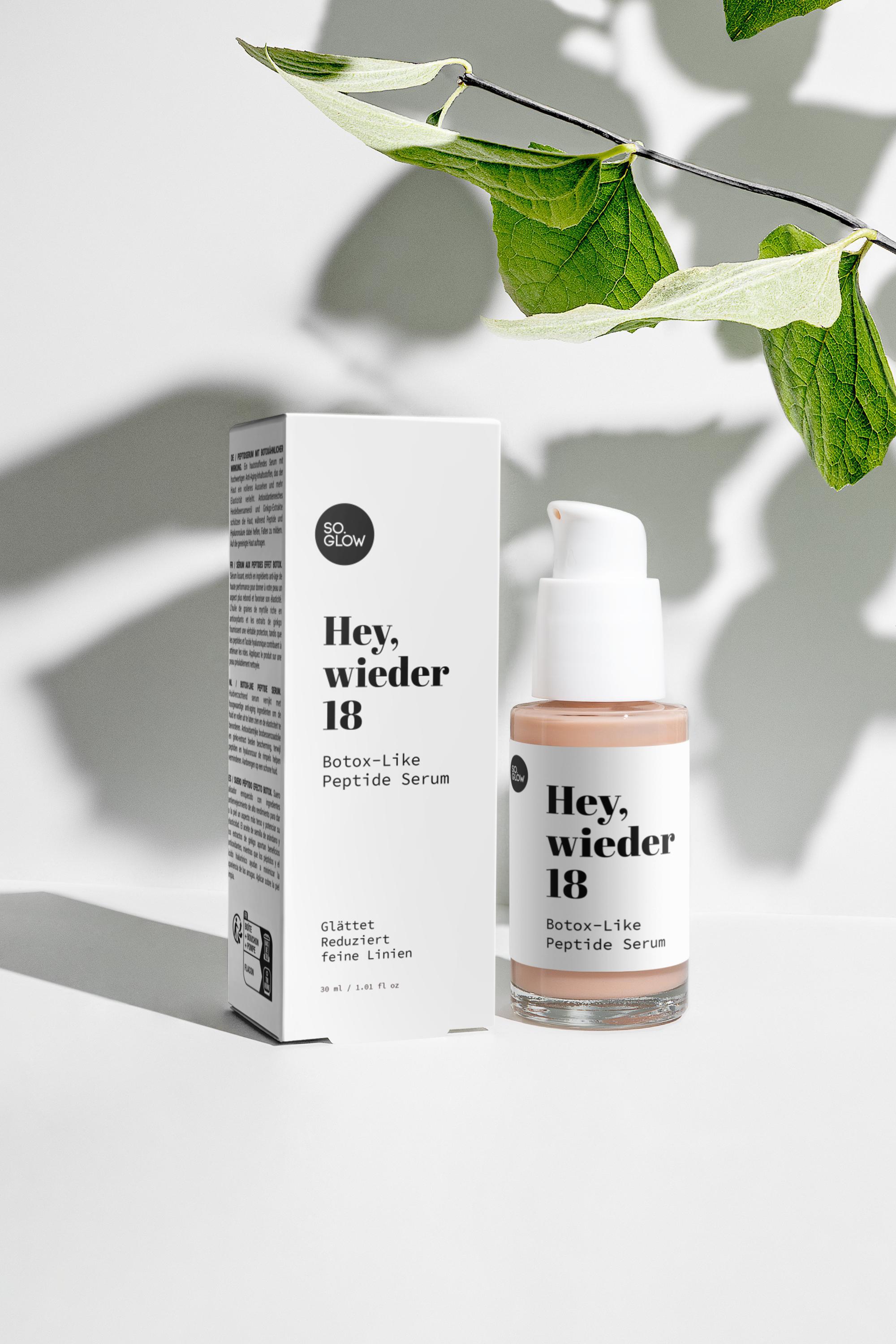 Hey, wieder 18 | Botox-ähnliches Peptidserum, 30 ml